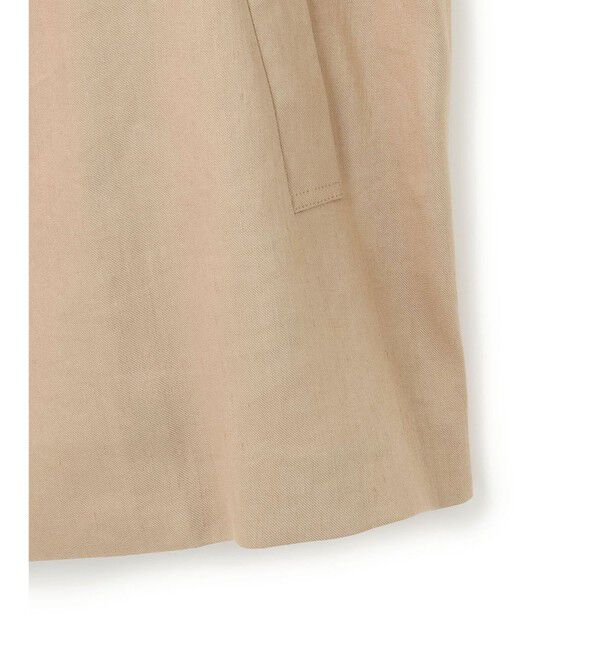 BEIGE,「【Precious掲載】MICA /  リネンブレンドベルト付きジレ」|ベスト・ジレ|