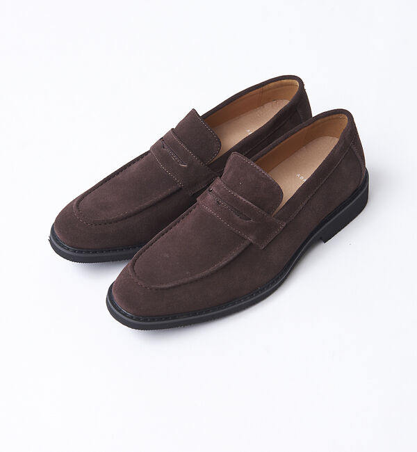 ABAHOUSE「【JapanMade】レザー コインローファー」|ローファー|