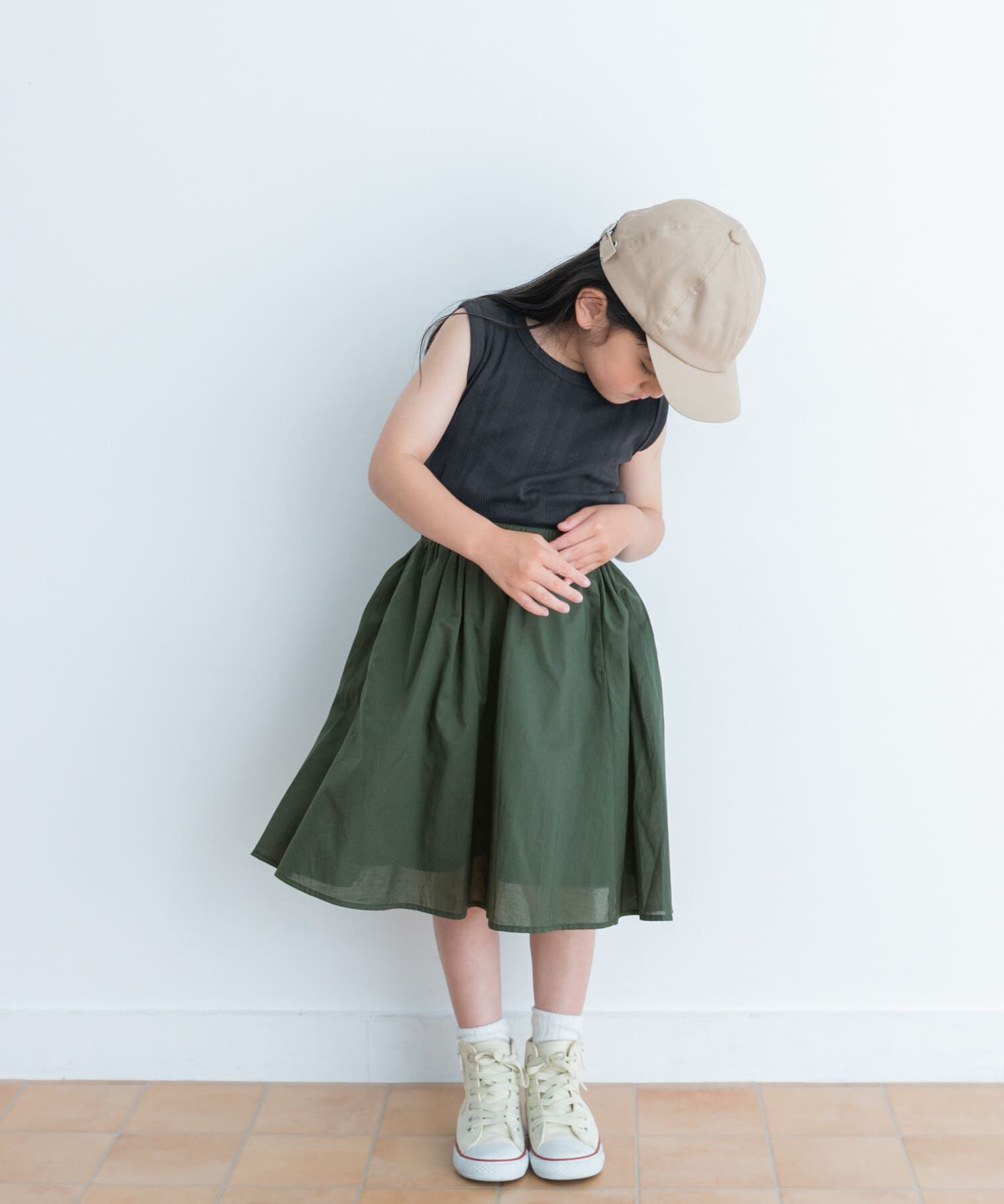 URBAN RESEARCH DOORS「『親子リンク』コットンローンギャザースカート(KIDS)」|その他|