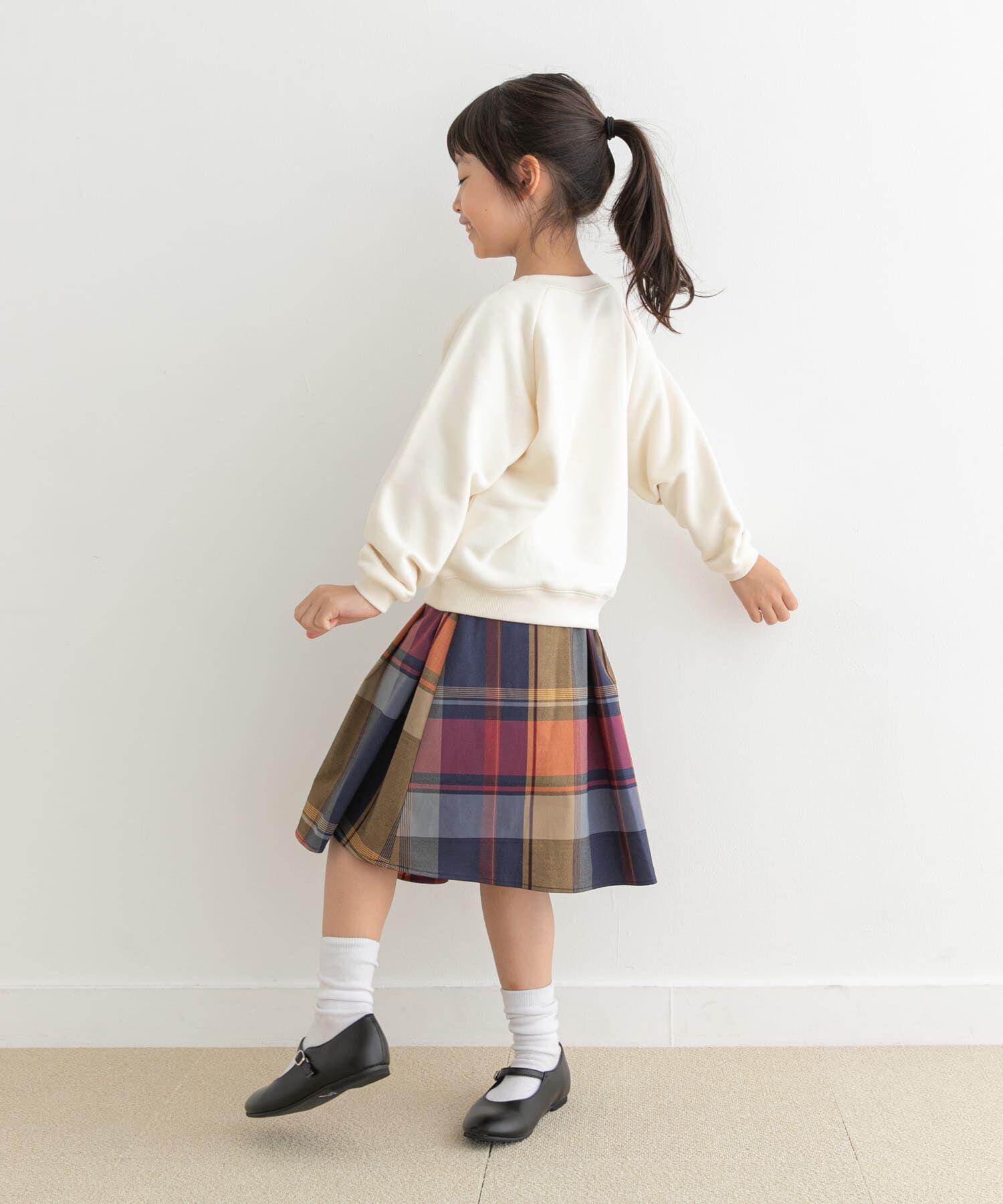 URBAN RESEARCH DOORS「『親子リンク』カラーチェックスカート(KIDS)」|その他|