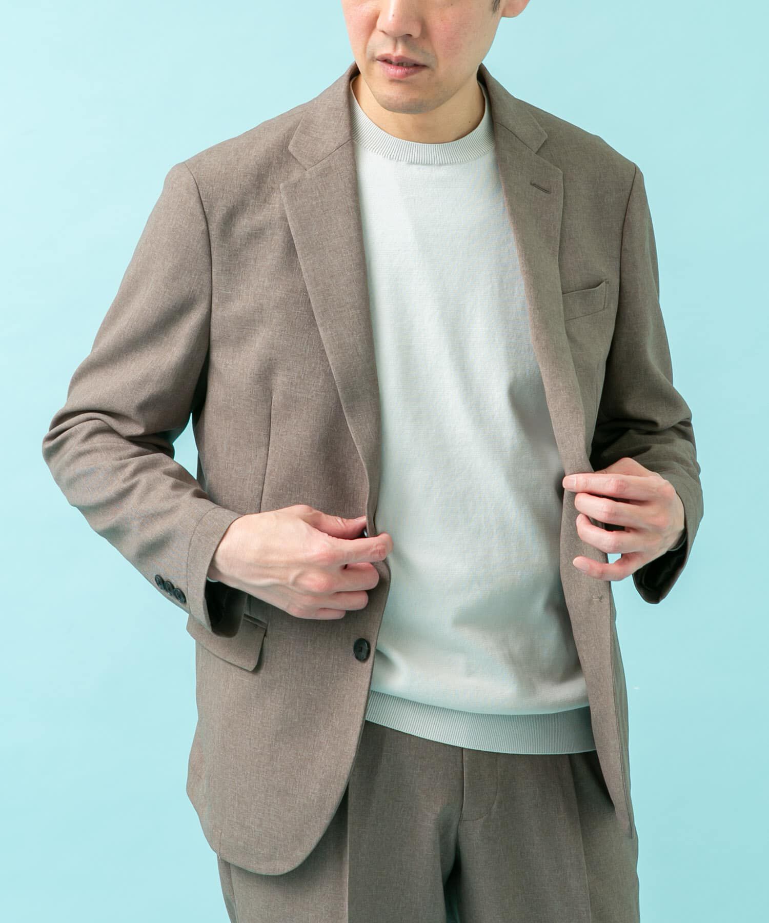 URBAN RESEARCH DOORS「LIFE STYLE TAILOR　メランジストレッチジャケット」|その他|ベージュ系その他