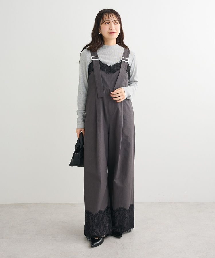 Green Parks「・SUGAR SPOON レーストリムオールインワン」|オールインワン|Charcoal Gray