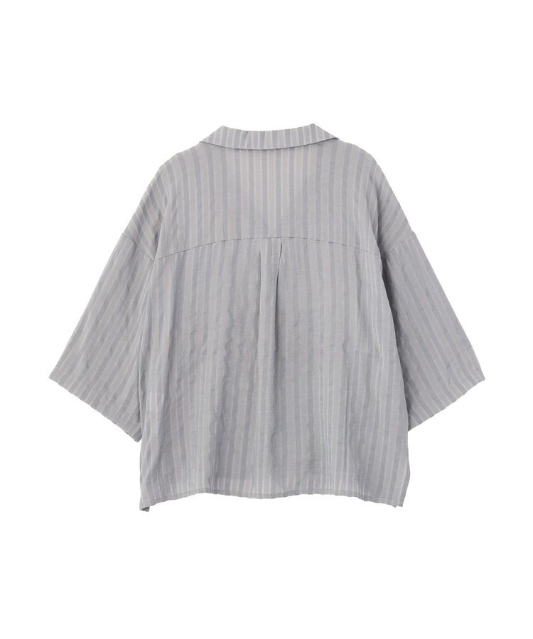 GARAGE OF GOOD CLOTHING「ストライプ開襟ハーフスリーブシャツ」|シャツ・ブラウス|