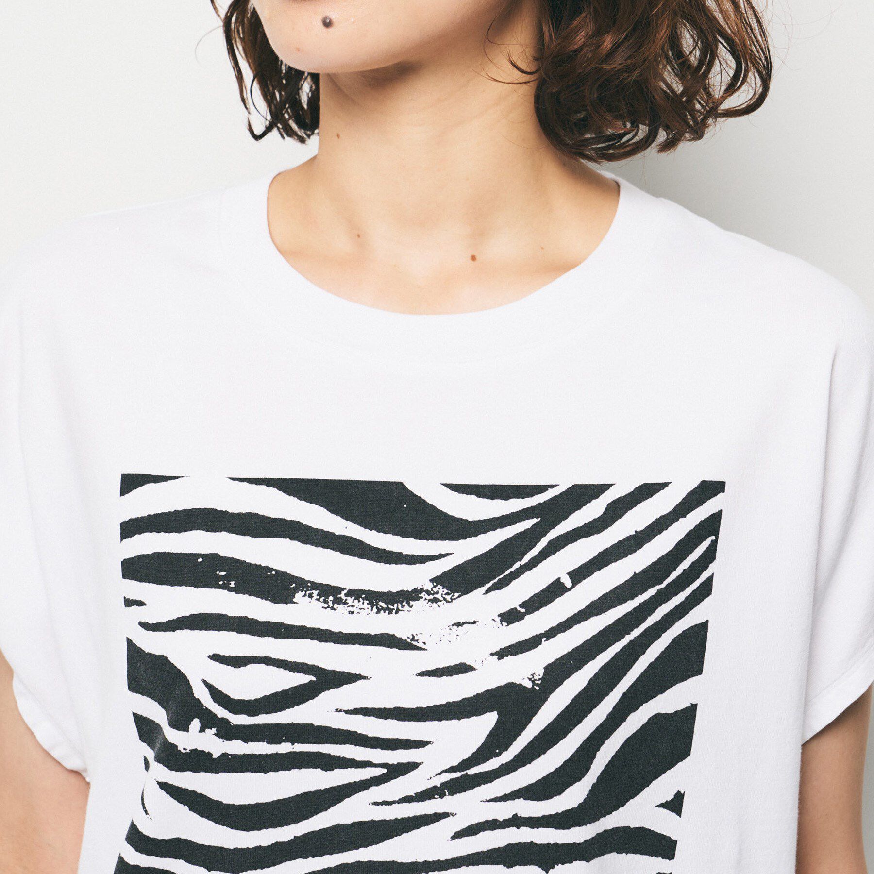 UNTITLED「【Munich】ゼブラプリントプルオーバー」|Tシャツ・カットソー|