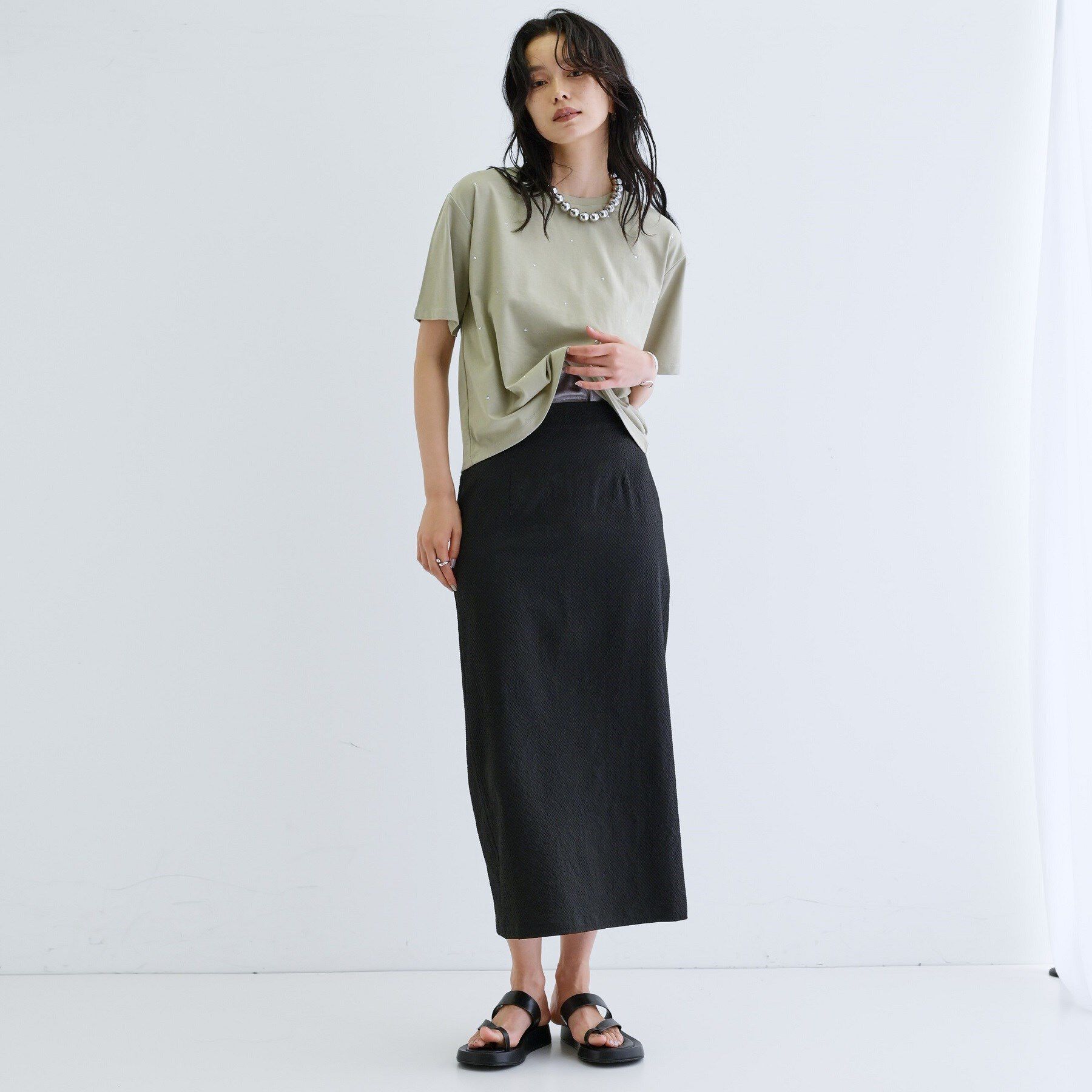 GALLEST「ドットスタッズTシャツ」|Tシャツ・カットソー|