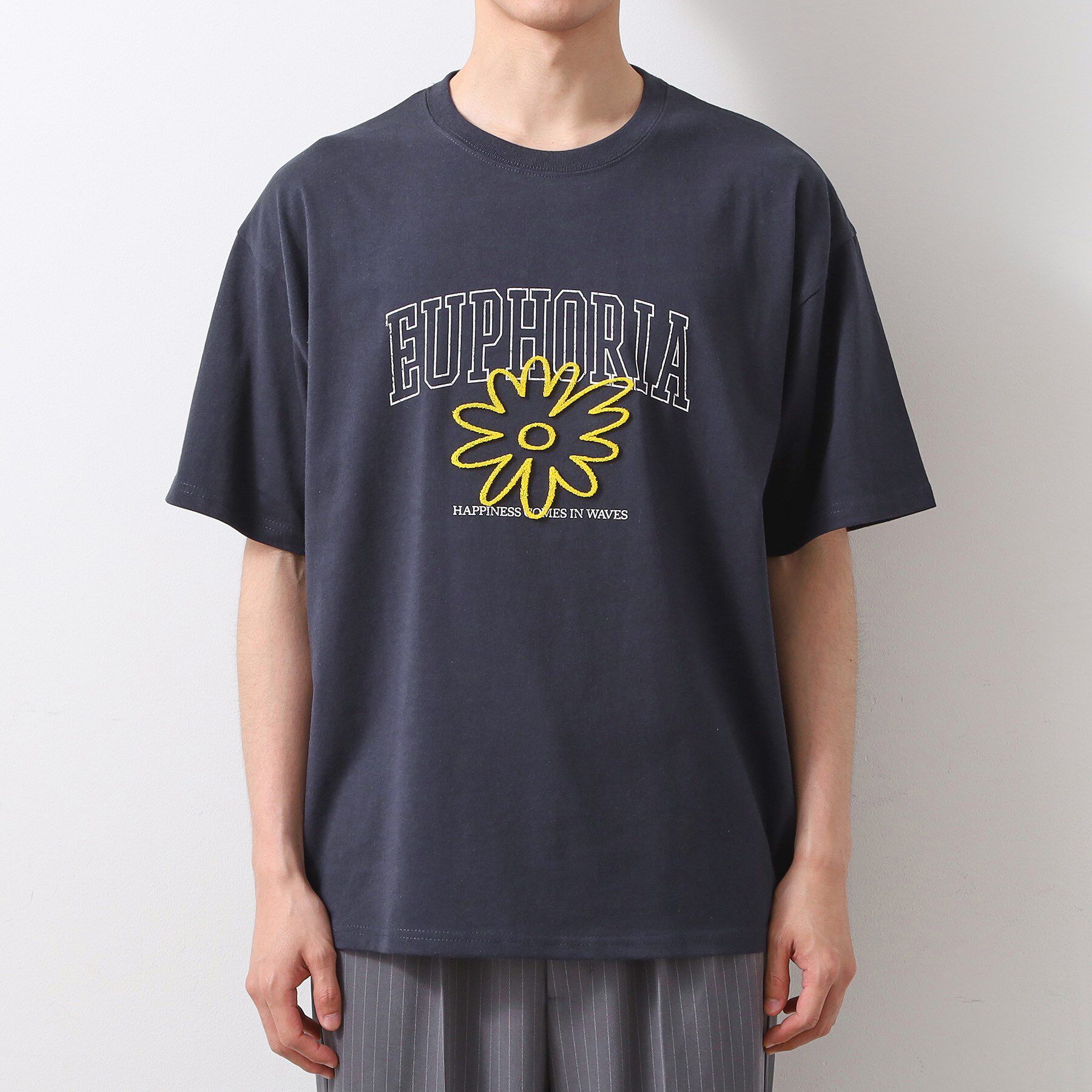 THE SHOP TK「刺繍ロゴ半袖Ｔシャツ　洗濯機OK/ユニセックス」|Tシャツ・カットソー|