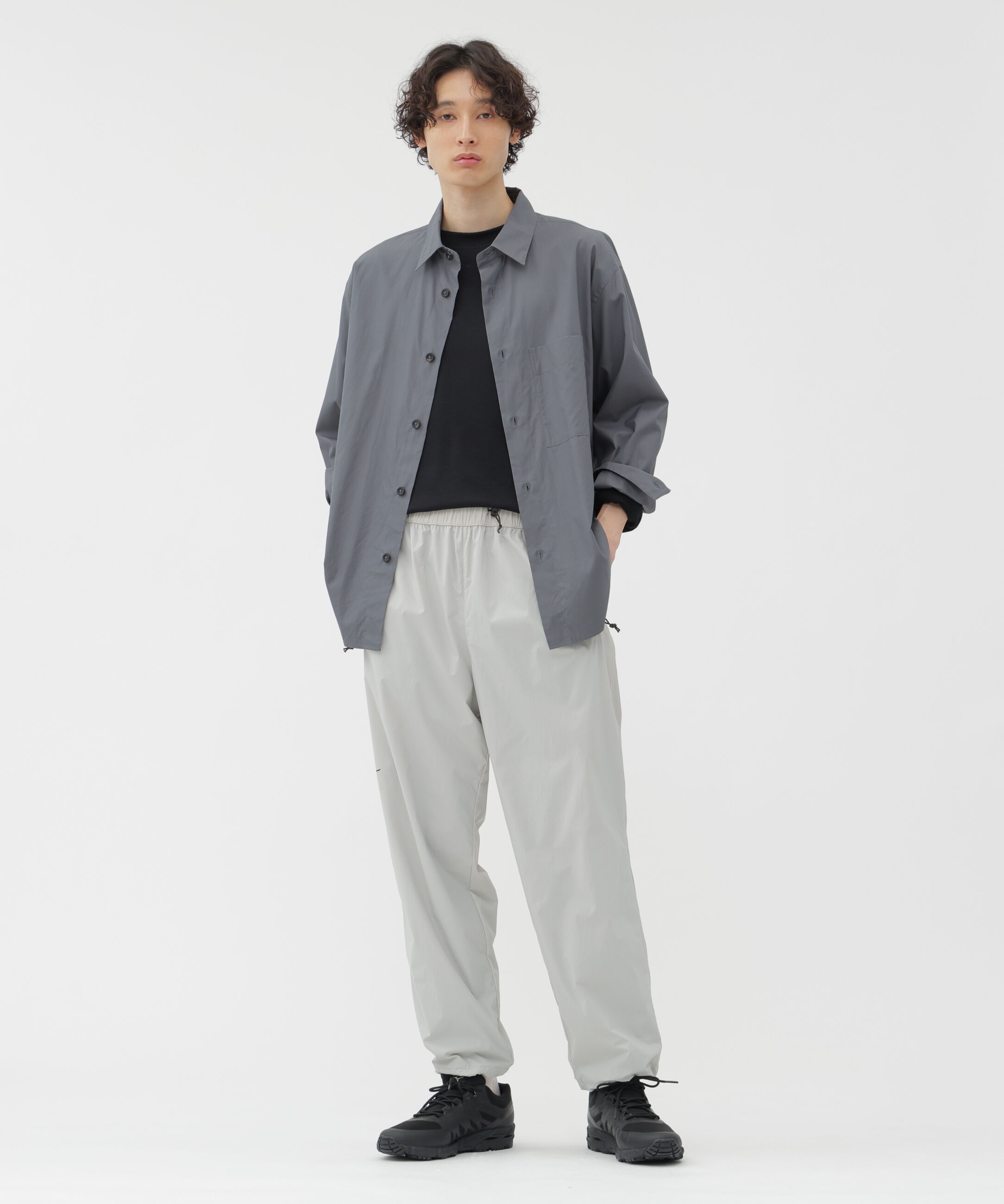 MARGARET HOWELL「FINEGAUGE WASHABLE WOOL JERSEY TOP」|Tシャツ・カットソー|