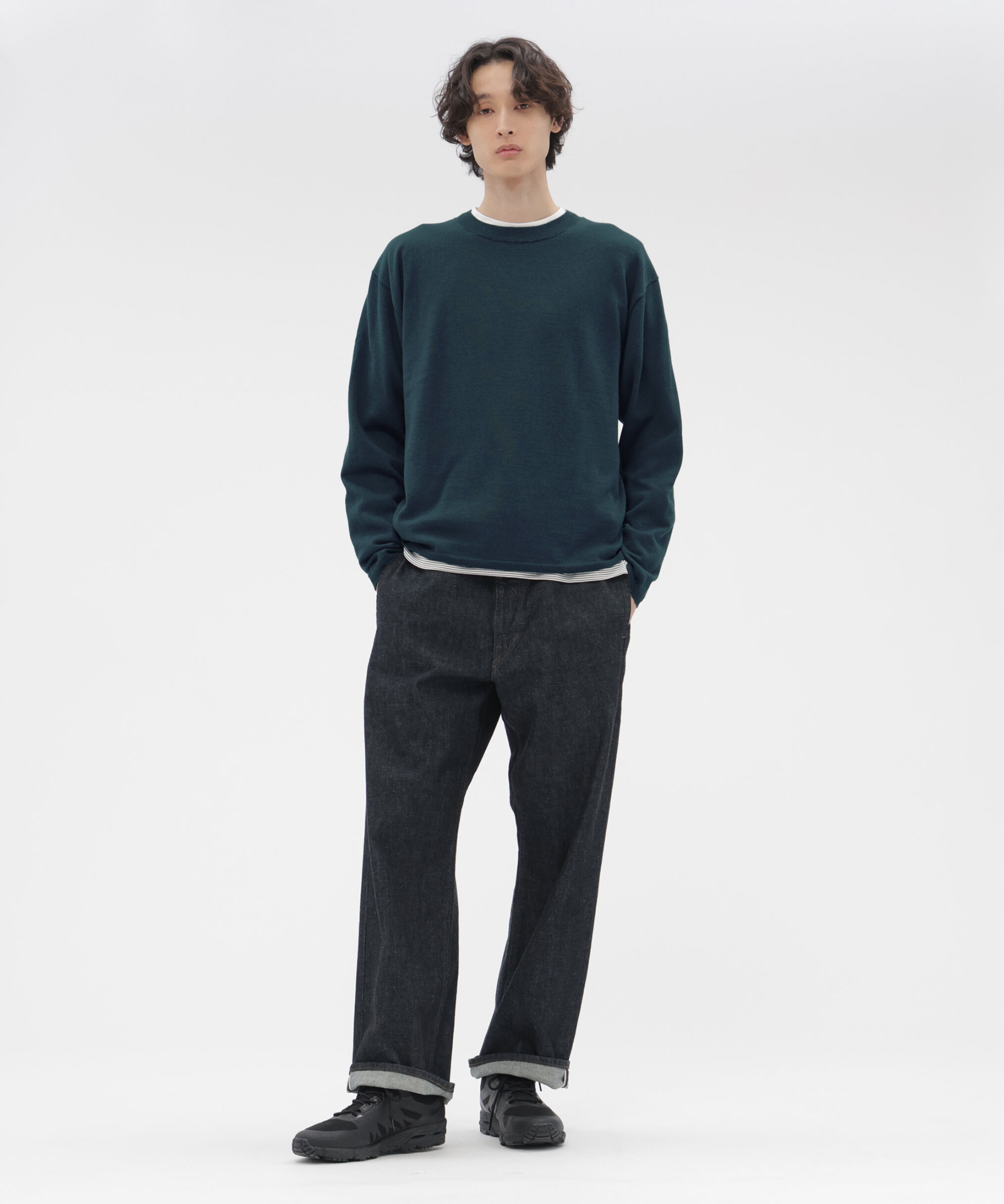 MARGARET HOWELL「MERINO COTTON TWIST KNITWEAR」|ニット・セーター|