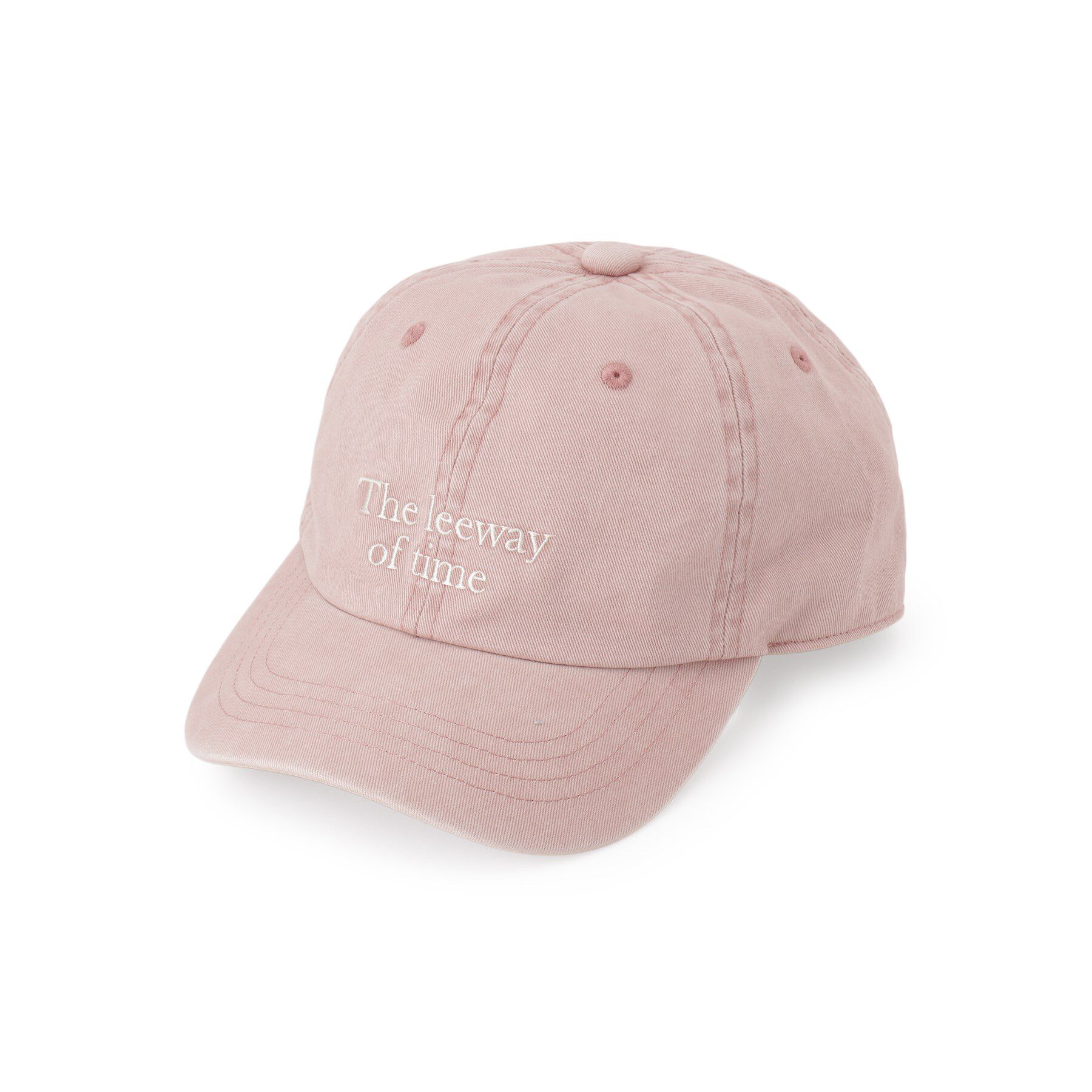 Dessin「【ウォッシュ加工】ロゴ入りCAP」|キャップ・キャスケット|ピンク(071)