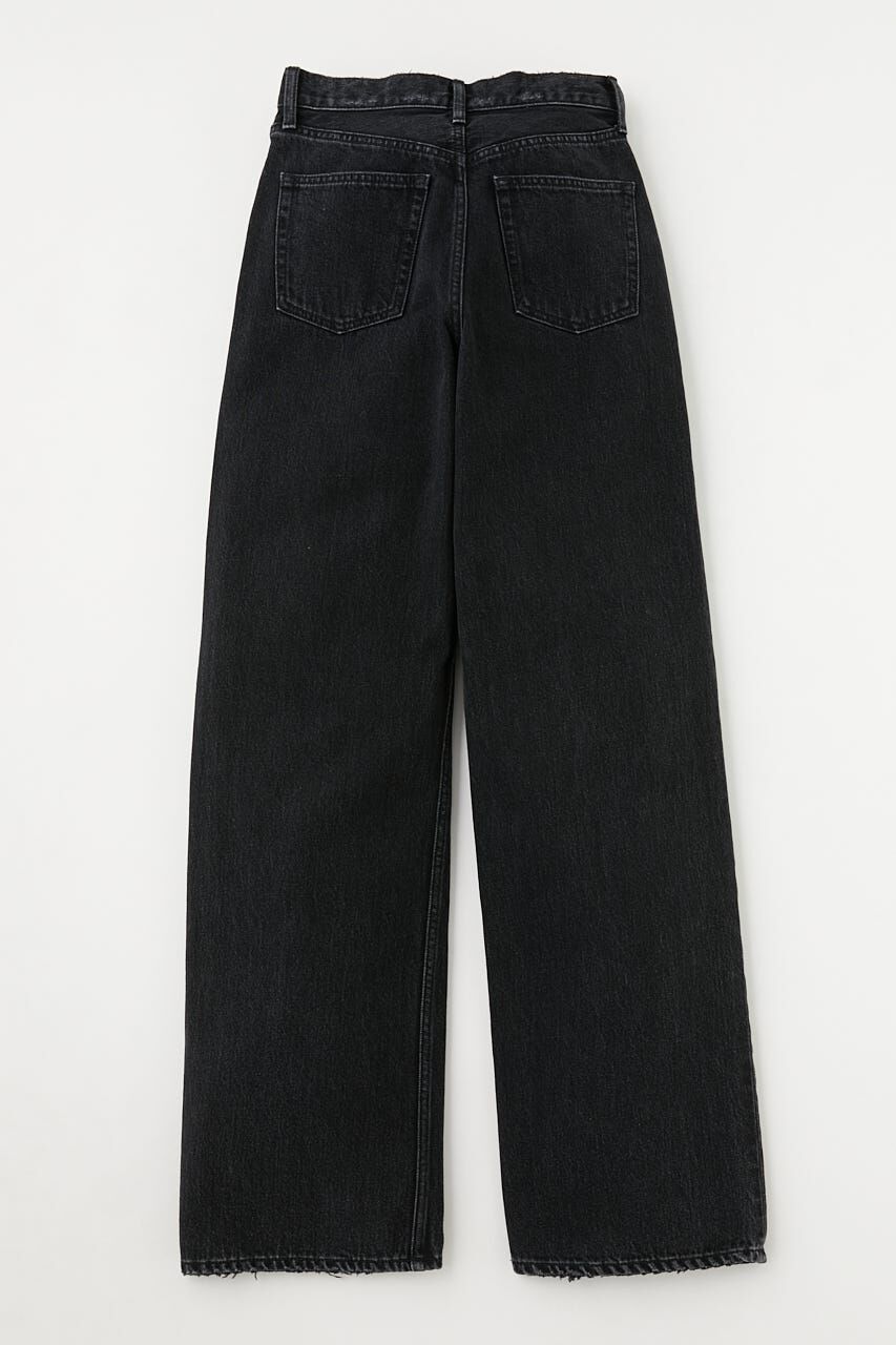 MOUSSY「HW 90S BLK STRAIGHT」|デニム|