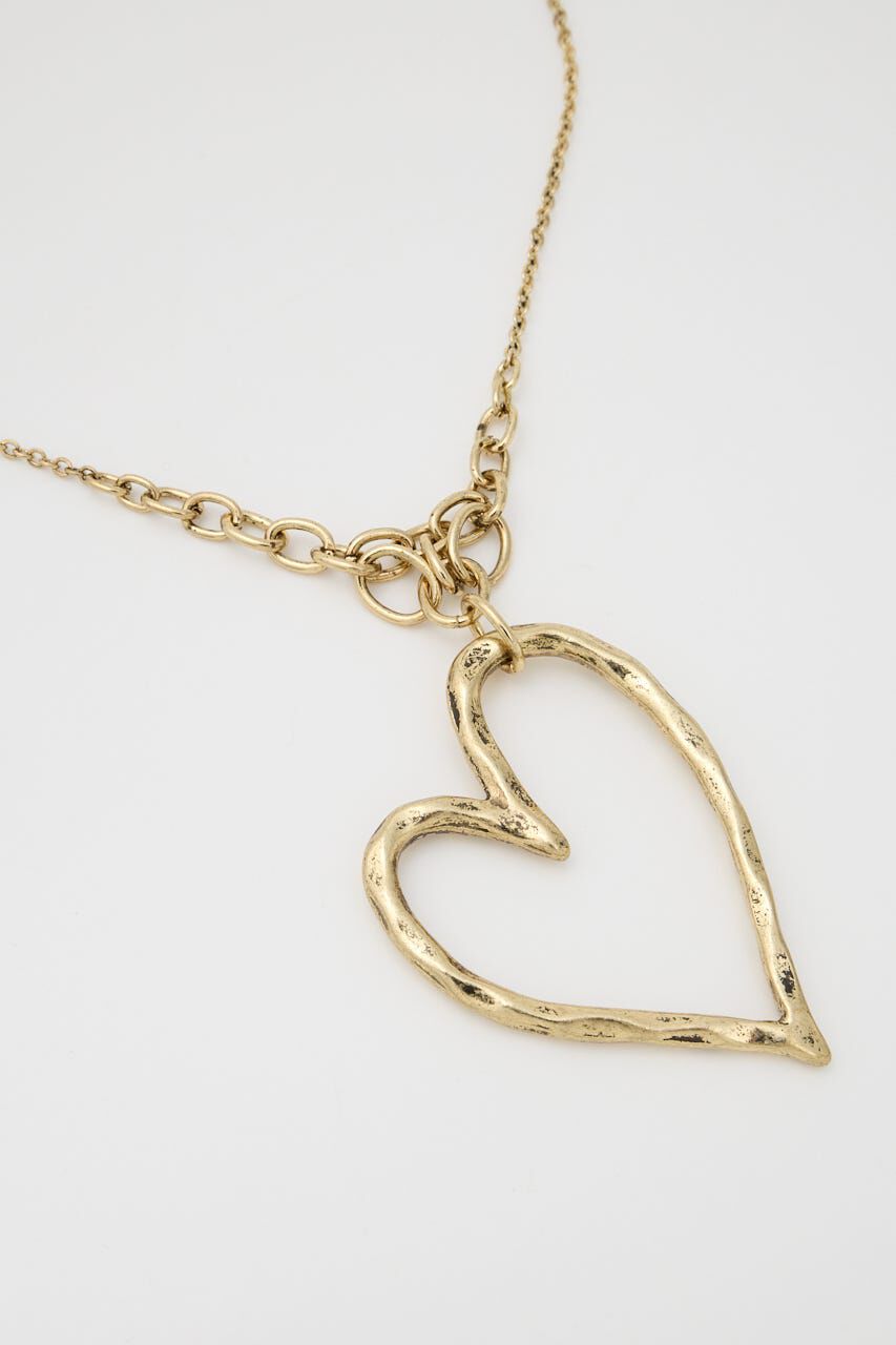 MOUSSY「HEART ネックレス」|ネックレス|