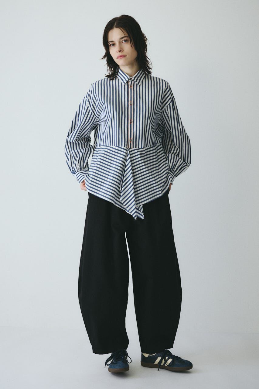 HeRIN.CYE「Flare hem shirt」|シャツ・ブラウス|柄WHT5