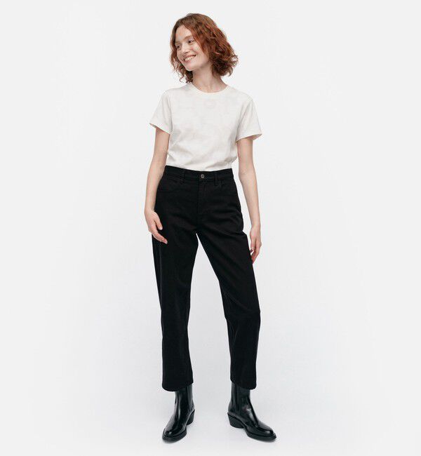 Marimekko「Maridenim Barrel ジーンズ」|チノ|ブラック