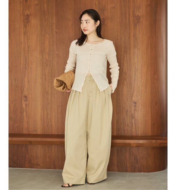 Plage「《追加予約》LES ATELIERS FRANCAIS DE CONFECTION 別注 OPEN BTN 2WAY ブラウス 3」|シャツ・ブラウス|