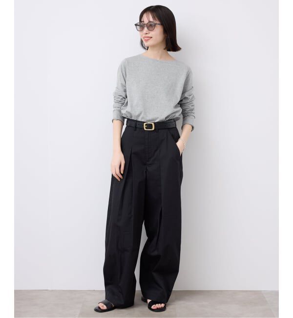 SLOBE IENA「《WEB限定》天竺ベーシックロンTEE」|Tシャツ・カットソー|