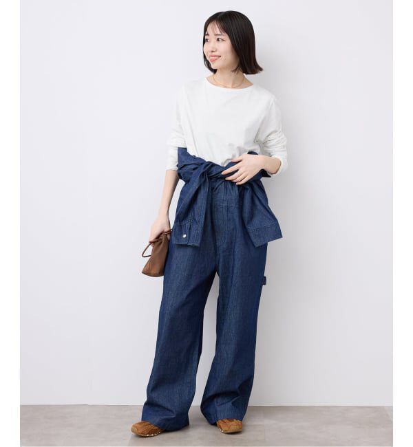 SLOBE IENA「《WEB限定》天竺ベーシックロンTEE」|Tシャツ・カットソー|