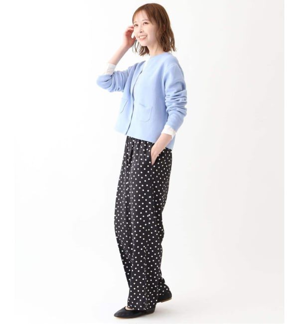 SLOBE IENA「《WEB限定/3サイズ展開/追加予約》プリントサテンイージーパンツ」|その他|
