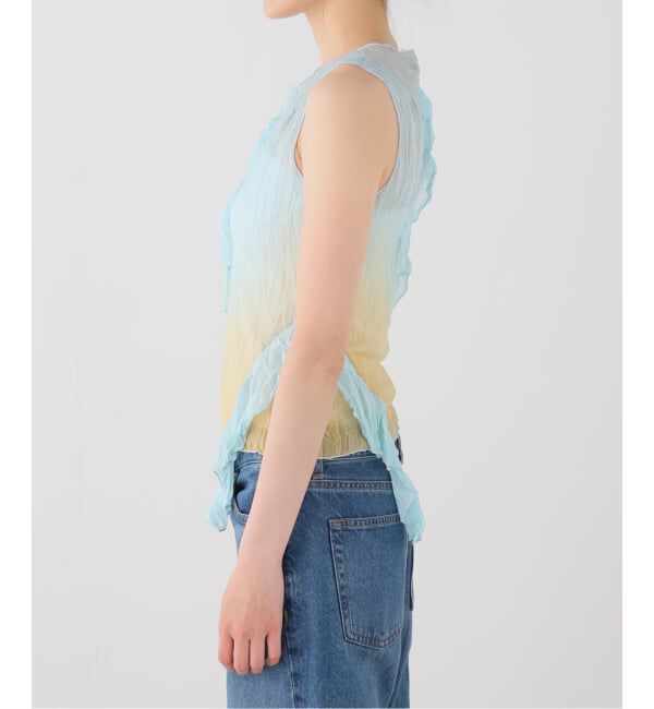 IENA「ESTHE/エステ Asymmetric Ruffle Top ブラウス 162-3096」|シャツ・ブラウス|