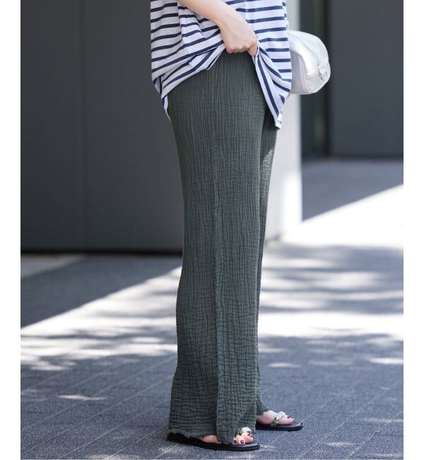 IENA「LES ATELIERS FRANCAIS DE CONFECTION Double 別注パンツ PE26JPDOUBPANT」|その他|