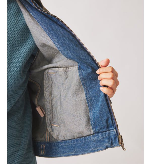 JOURNAL STANDARD relume「スモーキーデニム 11oz ジップブルゾン」|デニムジャケット|