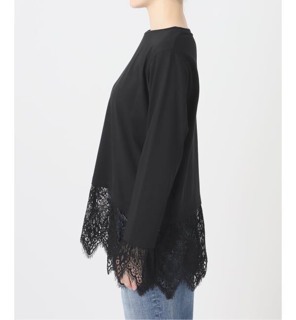 Spick and Span「《予約》レースドッキングプルオーバー」|Tシャツ・カットソー|