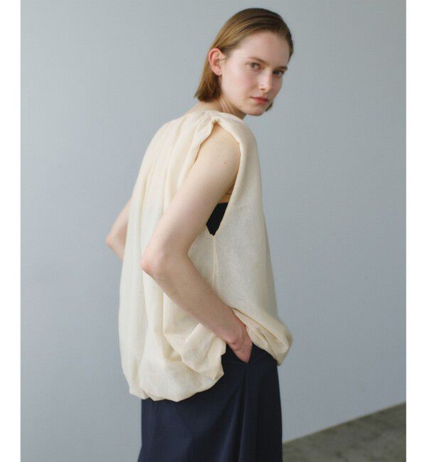 BEIGE,「TOPAZ / バルーン シアーニット」|ニット・セーター|