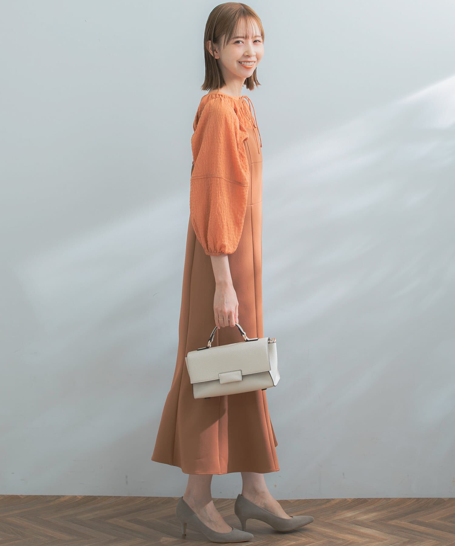 URBAN RESEARCH ROSSO「ブラウス&times;キャミセットワンピース」|ワンピース|