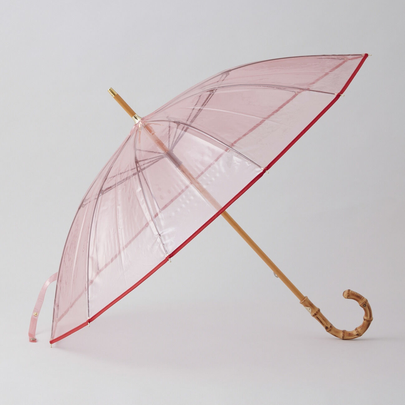 Traditional Weatherwear「Traditional Weatherwear CLEAR UMBRELLA BAMBOO」|その他|レッド