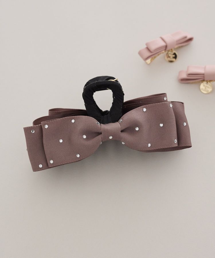 Maison de FLEUR「ビジューグログランリボンバンスクリップ」|その他|