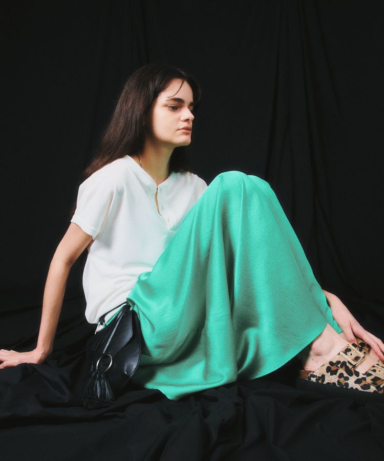 GARAGE OF GOOD CLOTHING「【日本製】サテンスカートライクパンツ」|その他|