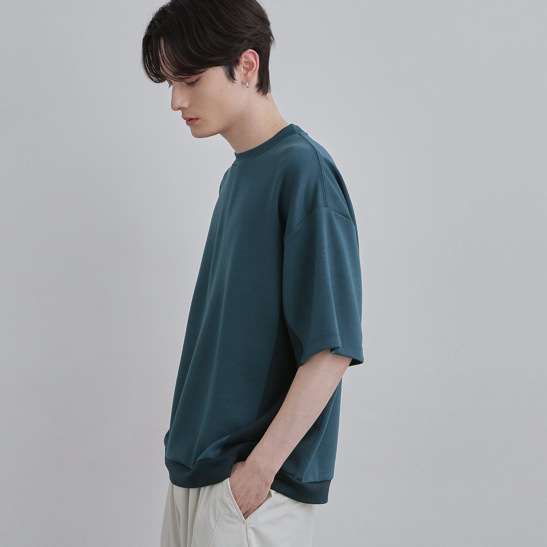 tk.TAKEO KIKUCHI「サイド切り替えカットソー」|Tシャツ・カットソー|