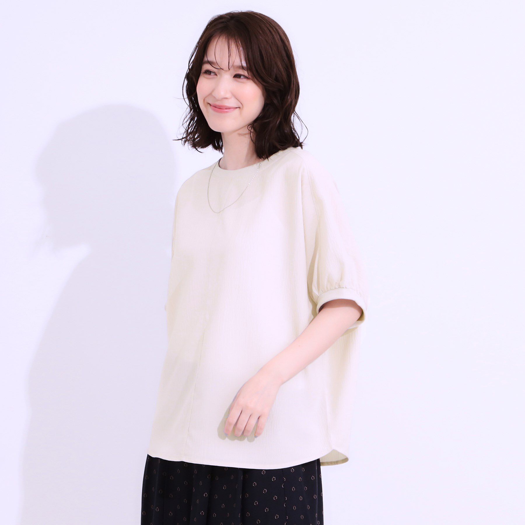 SHOO･LA･RUE「【洗える/前後2WAY】涼しく軽やかな アソートドルマンブラウス」|シャツ・ブラウス|