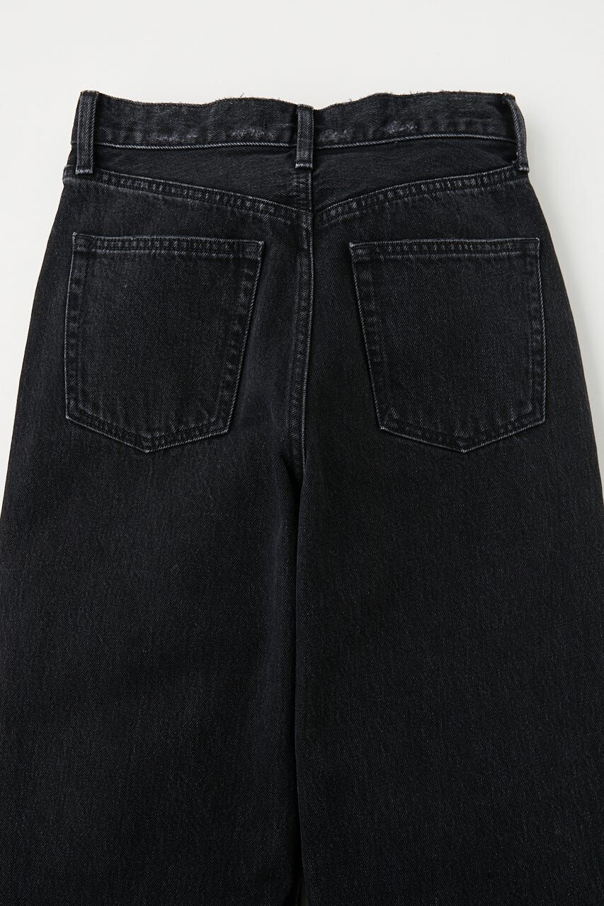MOUSSY「HW 90S BLK STRAIGHT」|デニム|