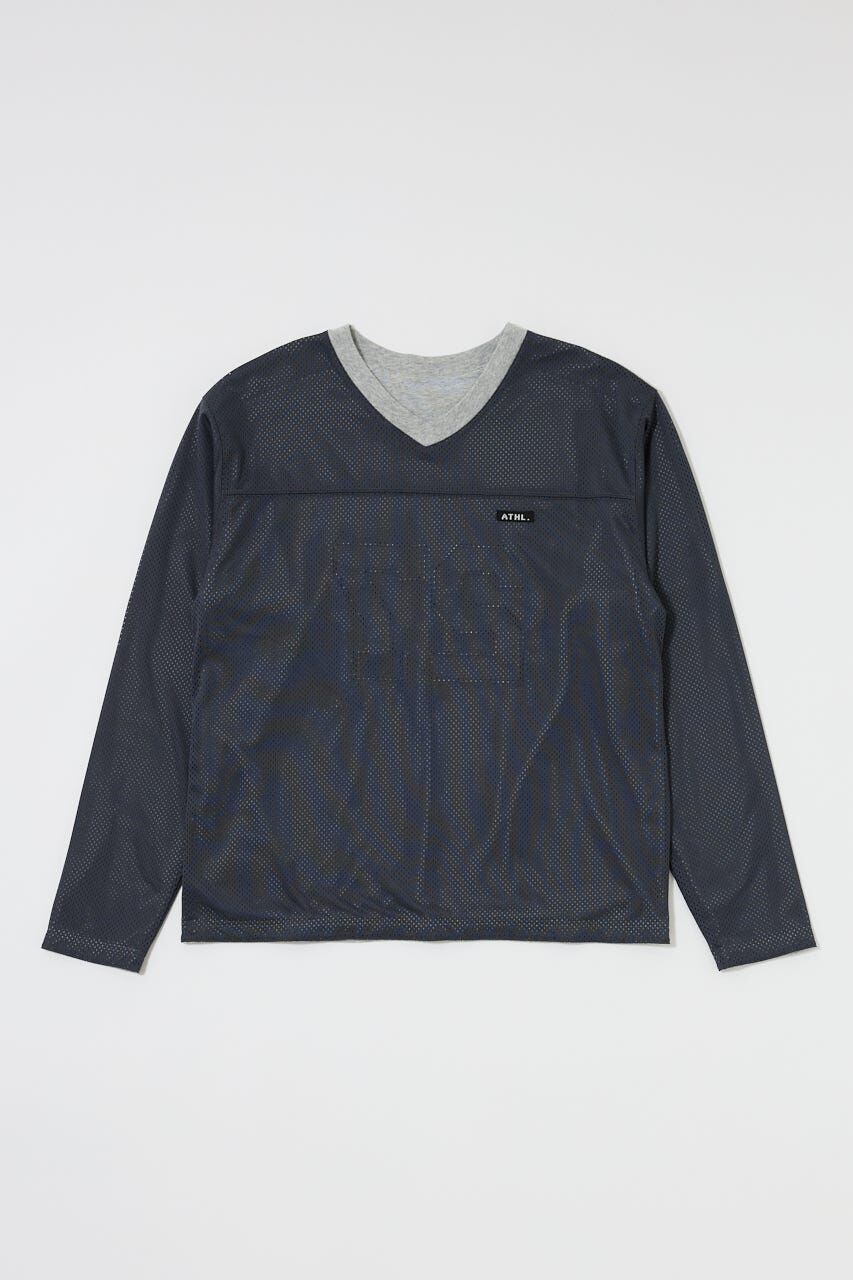 MOUSSY「REVERSIBLE MESH L/S TSJ」|Tシャツ・カットソー|