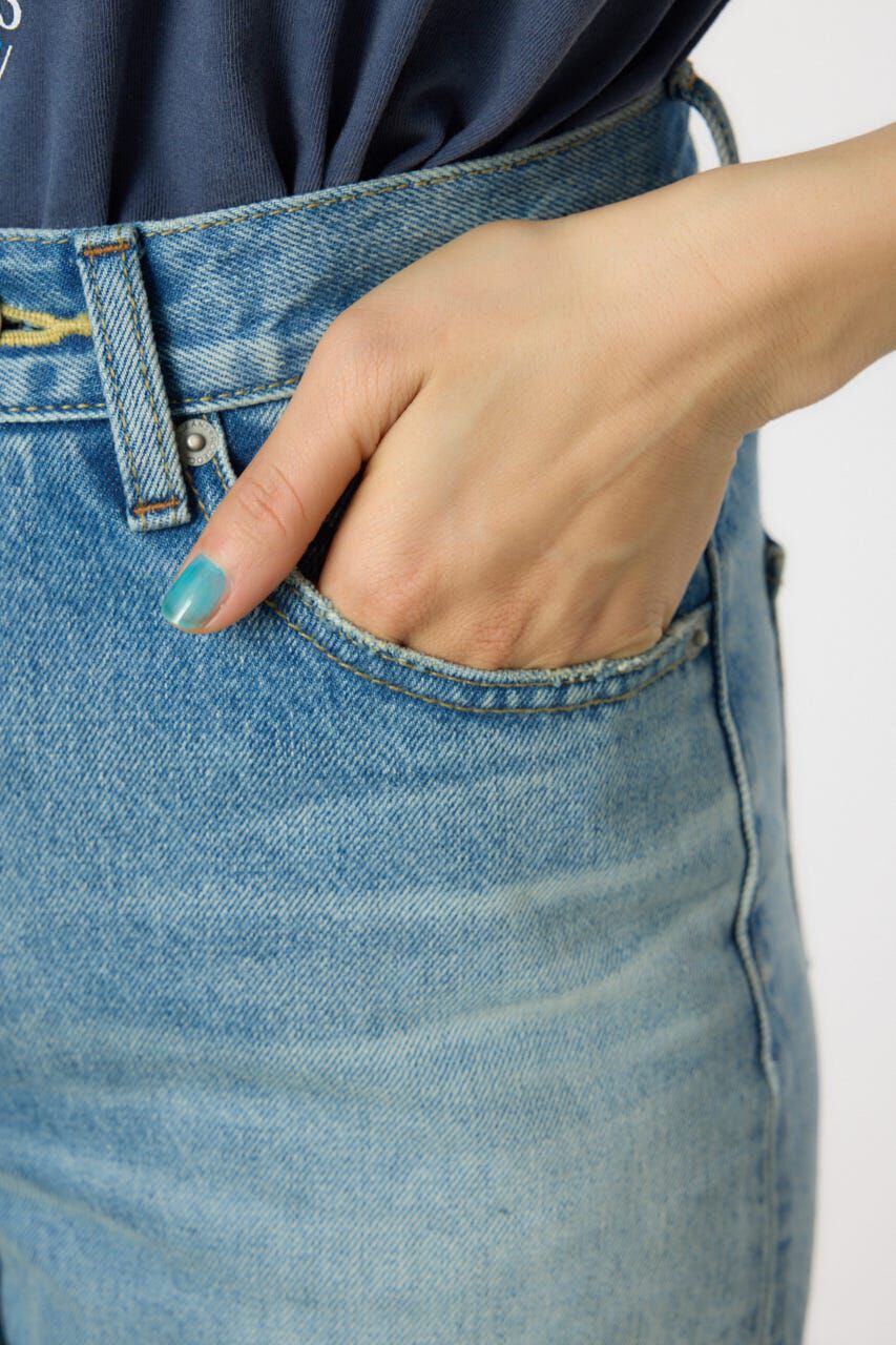 RODEO CROWNS「waist designフレアデニムパンツ」|デニム|
