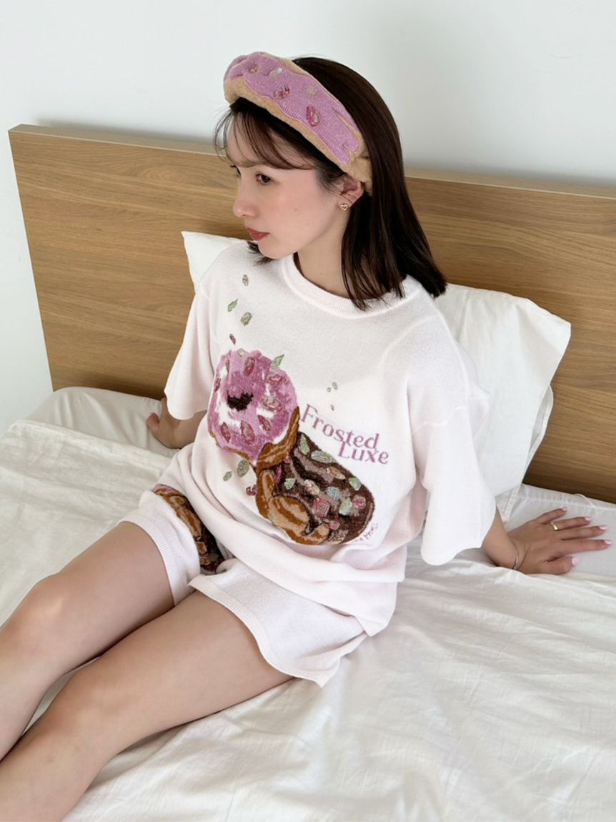 SNIDEL HOME「ビジュードーナッツニットプルオーバー」|ルームウェア|