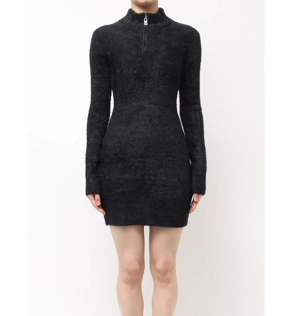 GYDA「ZIPミニシャギーニットワンピース」|ワンピース|