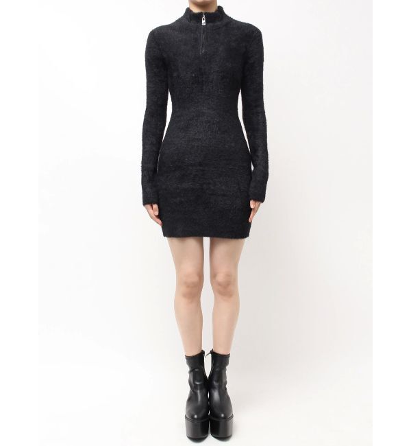 GYDA「ZIPミニシャギーニットワンピース」|ワンピース|