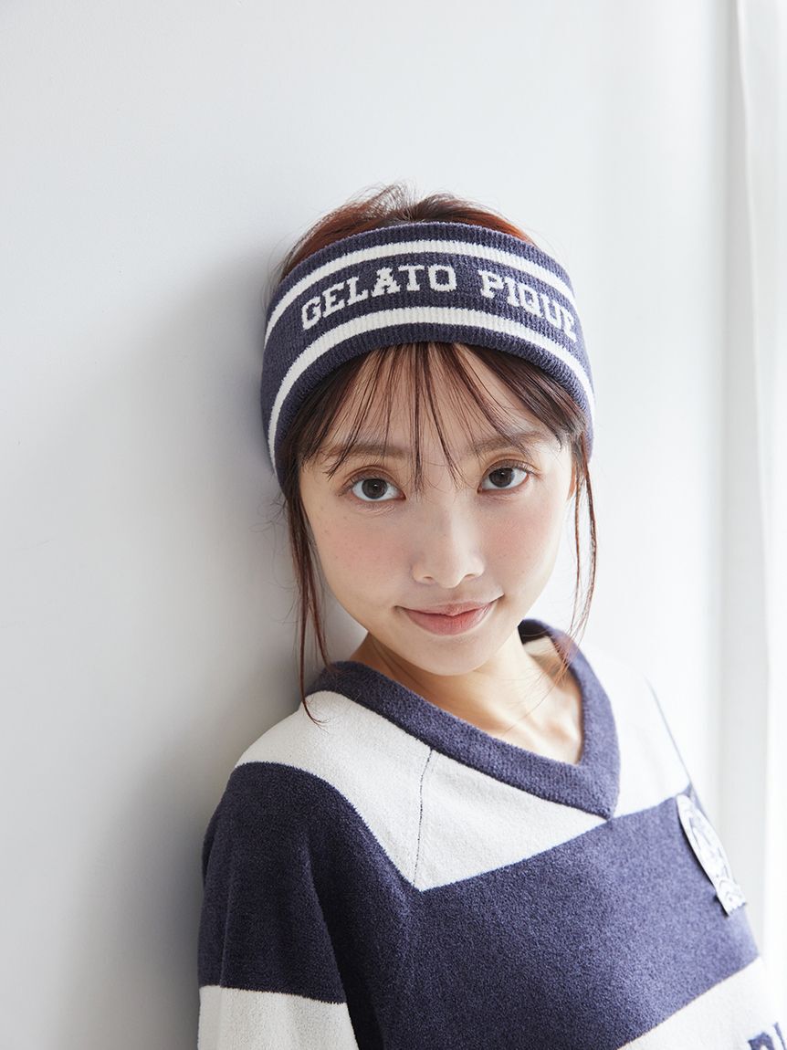 gelato pique「エアリーモコスポーティジャガードヘアバンド」|その他|
