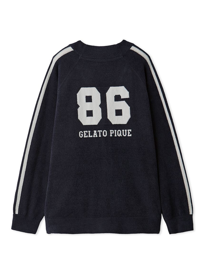gelato pique「エアリーモコスポーティジャガードカーディガン」|ルームウェア|