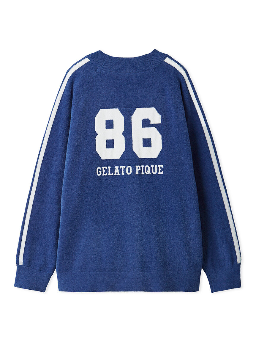 gelato pique「エアリーモコスポーティジャガードカーディガン」|ルームウェア|