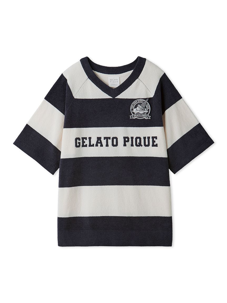 gelato pique「エアリーモコスポーティジャガードプルオーバー」|ルームウェア|