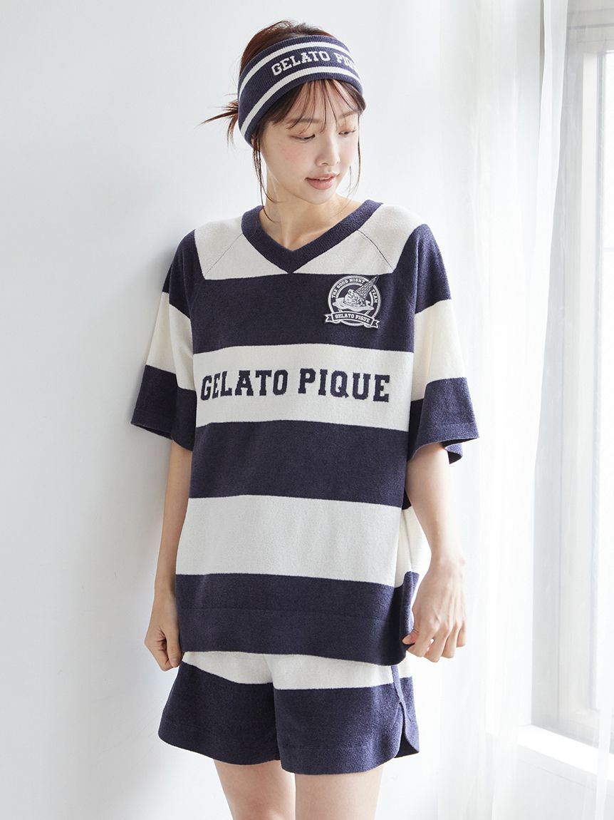 gelato pique「エアリーモコスポーティジャガードプルオーバー」|ルームウェア|CGRY