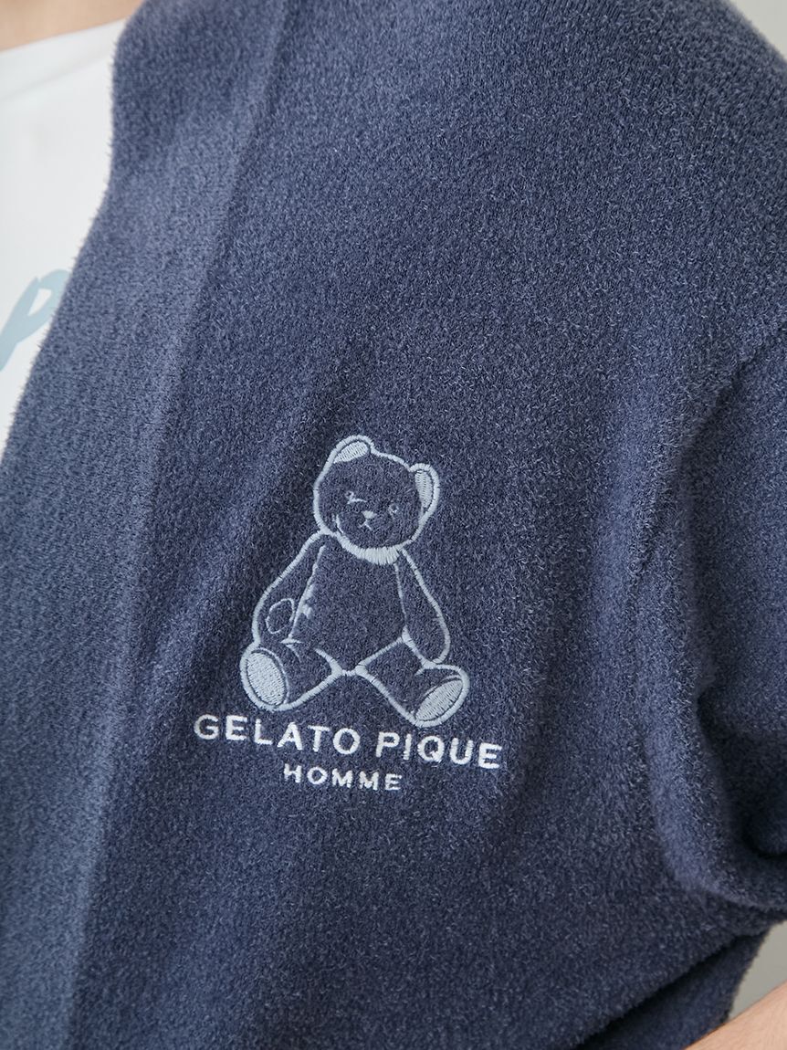 GELATO PIQUE HOMME「【HOMME】【接触冷感】スムーズィーliteクールベアジャガードピケチャン」|カーディガン|