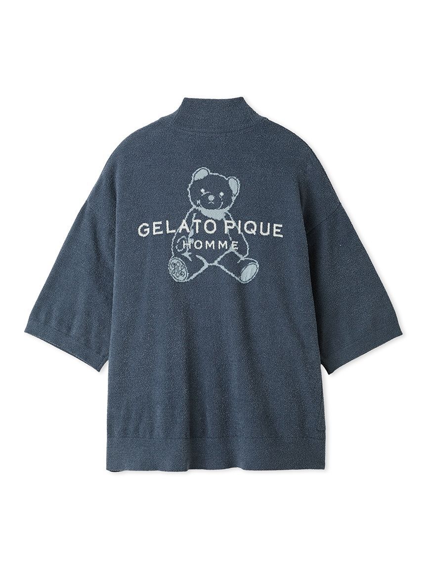 GELATO PIQUE HOMME「【HOMME】【接触冷感】スムーズィーliteクールベアジャガードピケチャン」|カーディガン|