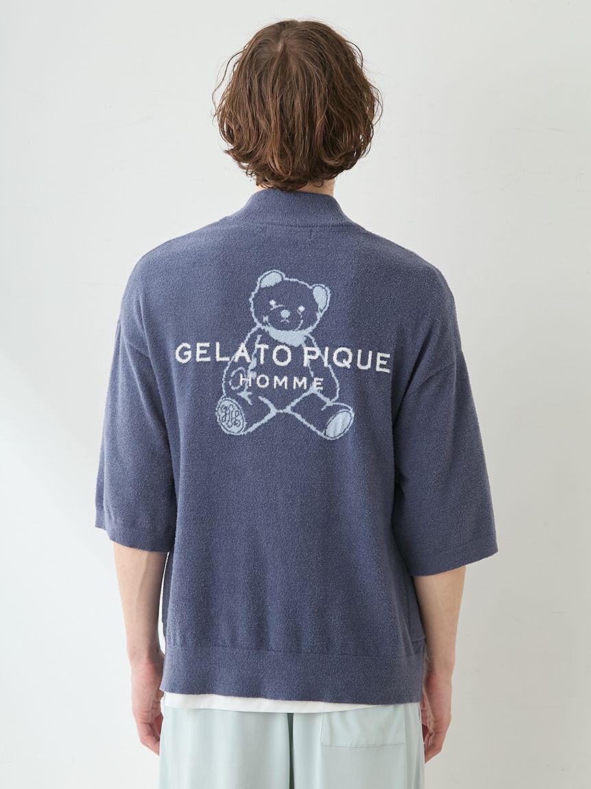 GELATO PIQUE HOMME「【HOMME】【接触冷感】スムーズィーliteクールベアジャガードピケチャン」|カーディガン|