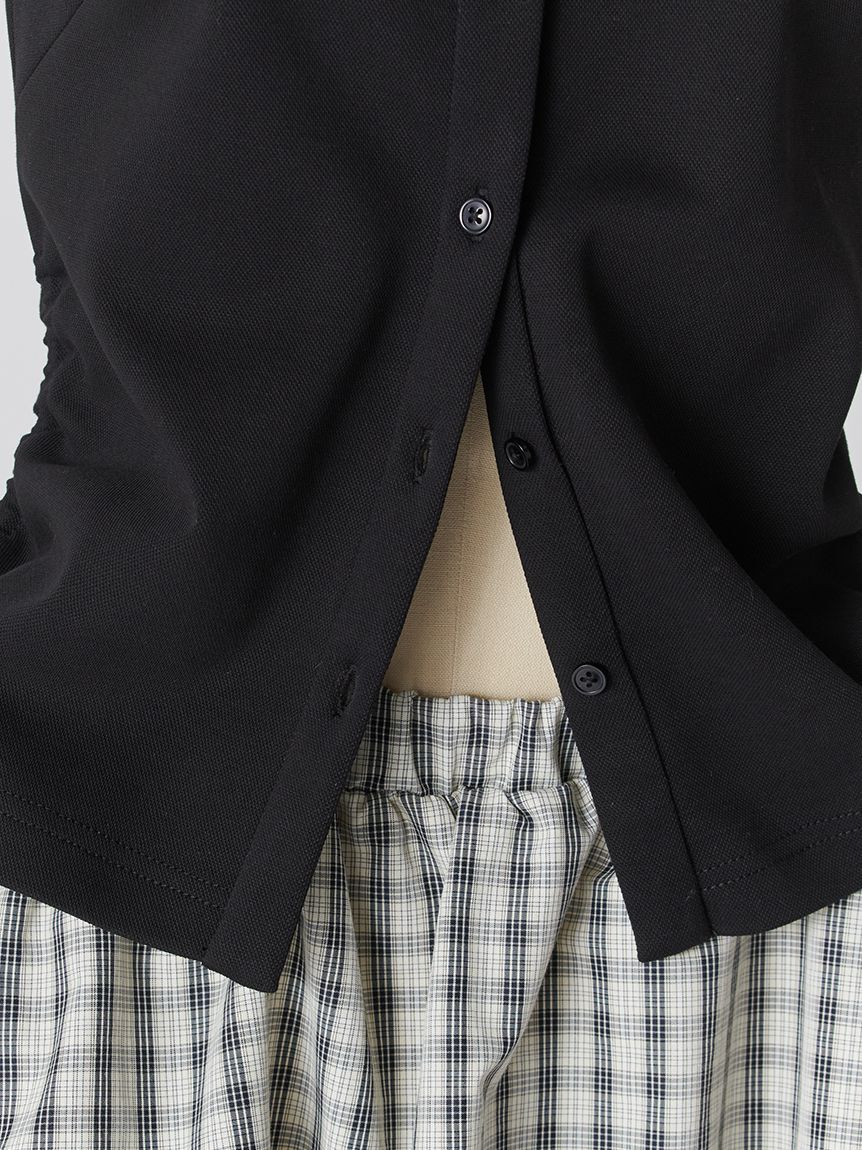 SNIDEL「ポロカットコンビミニワンピース」|ワンピース|