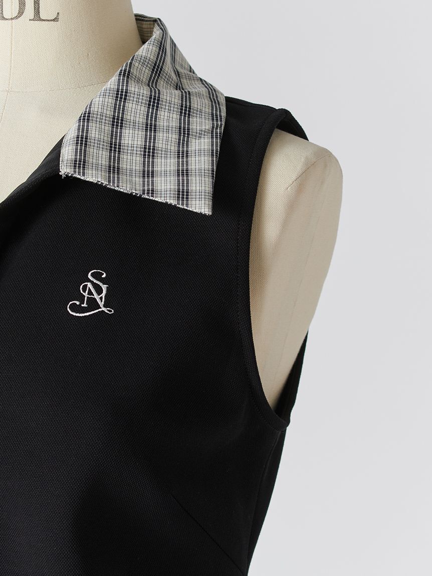 SNIDEL「ポロカットコンビミニワンピース」|ワンピース|