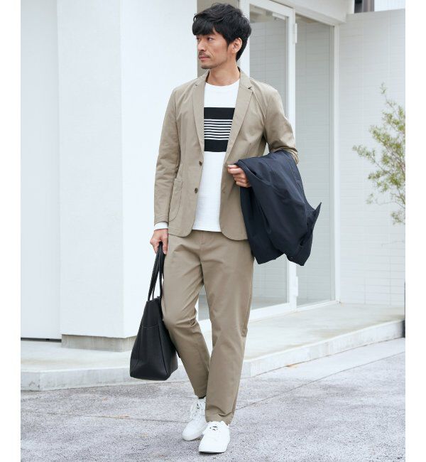 IKKA LOUNGE「【雑誌MonoMax4月号掲載】GOKUラクワークソッカンカノコJKT」|テーラードジャケット|