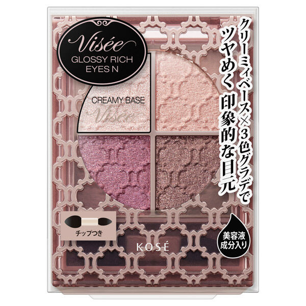 Visee「ヴィセ リシェ グロッシーリッチ アイズ N 【PK-3】 バーガンディ系 本体 (4.5g)」|アイシャドウ|